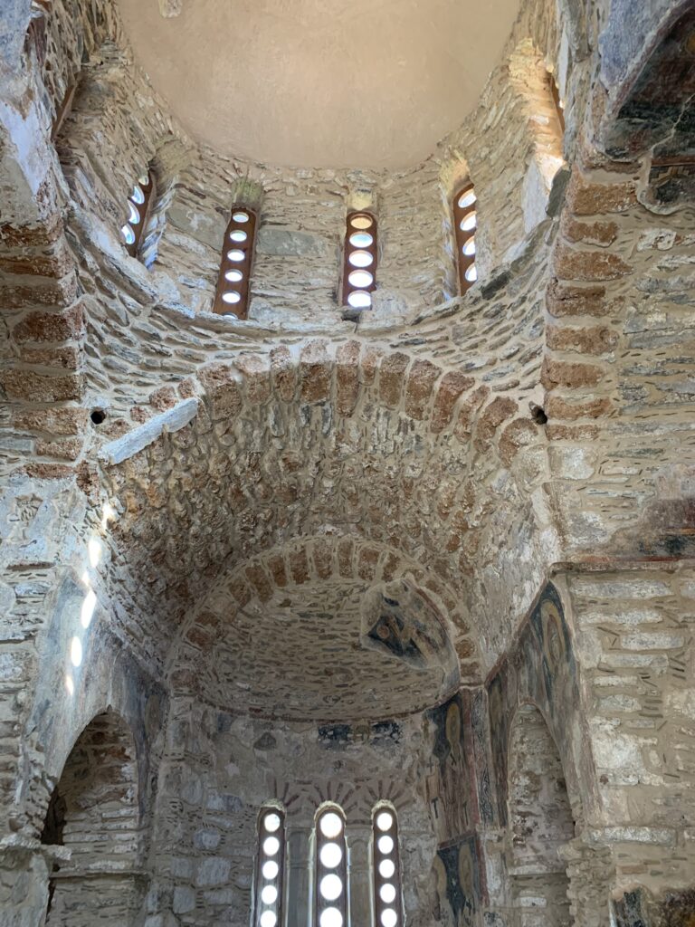 The hidden acoustic secrets of Panagia of Fodele: ancient clay pots embedded in the stone walls of the church.